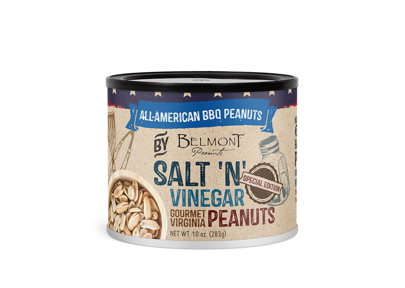 All American Salt & Vinegar Gourmet Peanuts | Belmont Peanuts