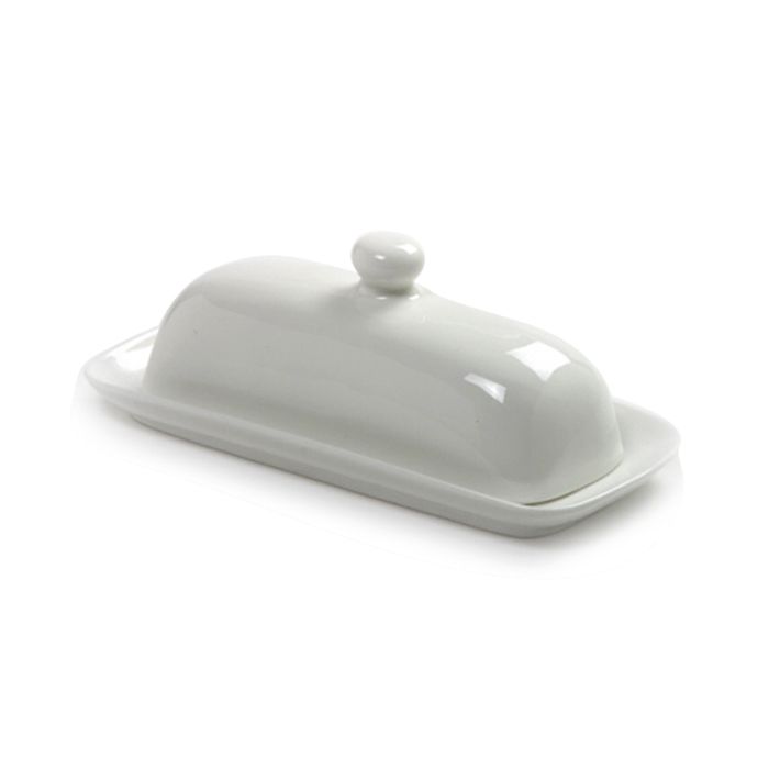 Butter Dish with Lid, White | Norpro