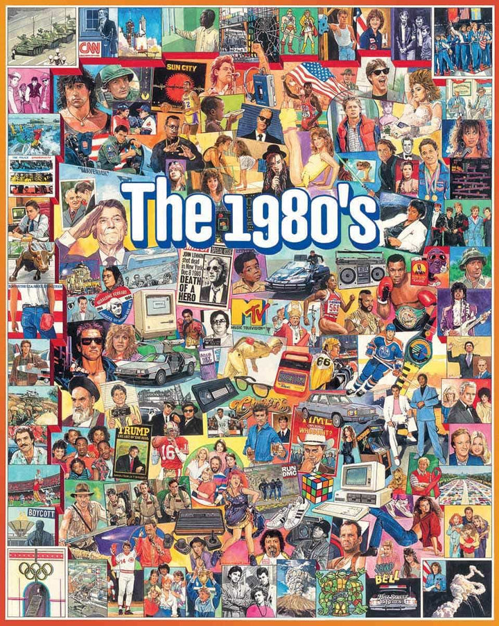 The Eighties, 1000 Piece Puzzle | White Mountain