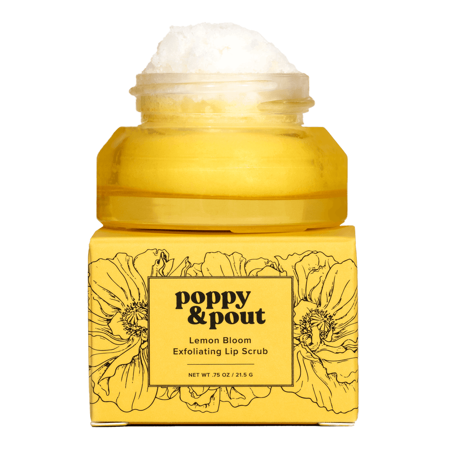 Lemon Bloom Lip Scrub | Poppy & Pout