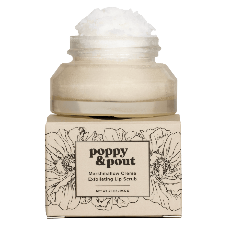 Marshmallow Creme Lip Scrub | Poppy & Pout