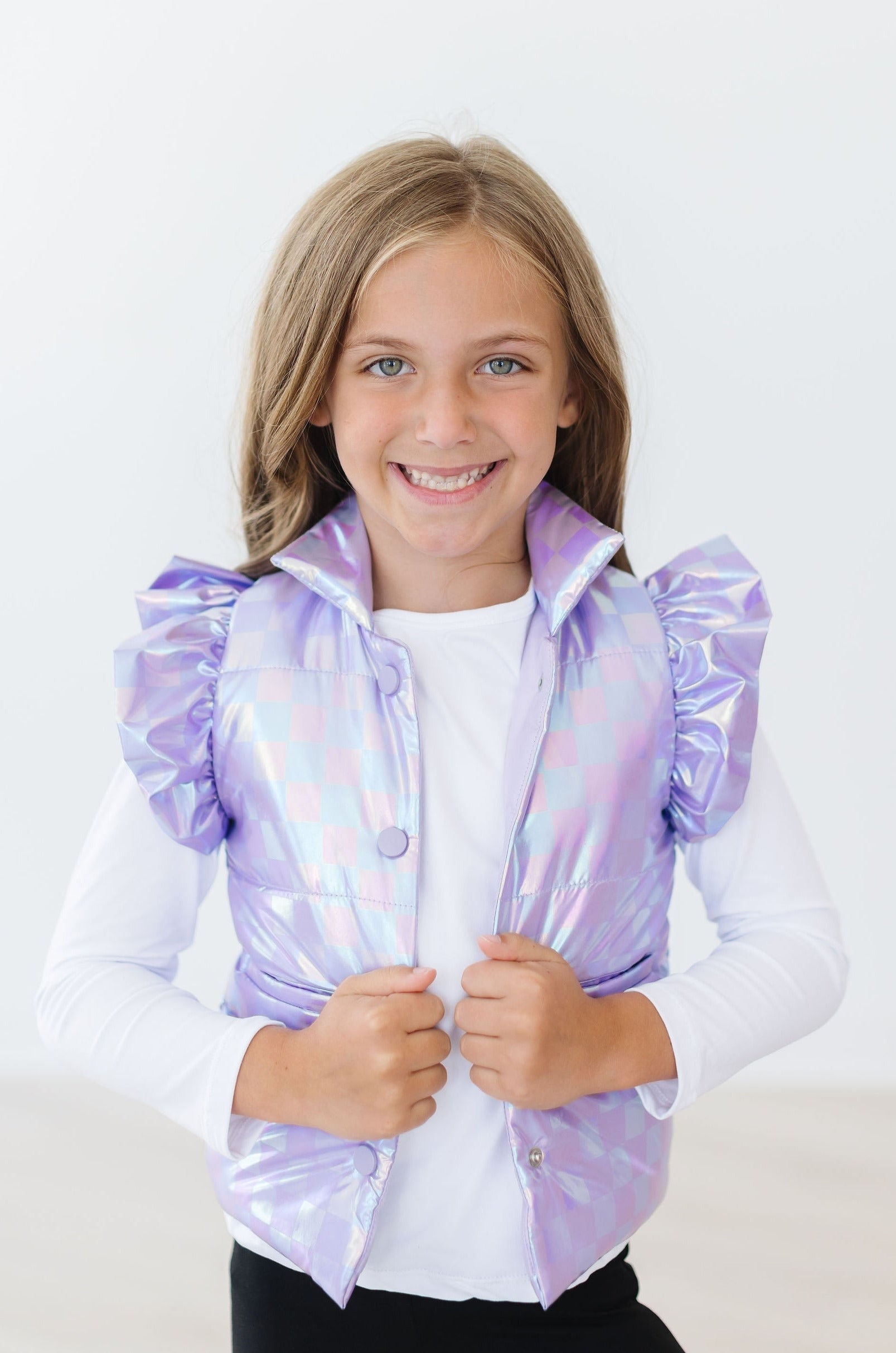 Lavender Haze Puffer Vest | Mila & Rose