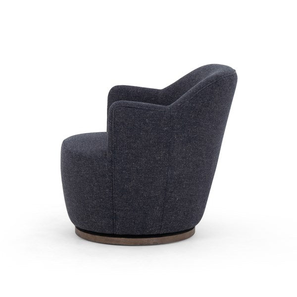 Aurora Swivel Chair, Slate Grey