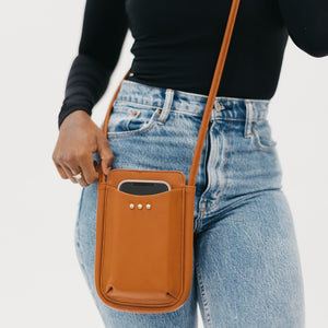 Parker Phone Crossbody Bag, Brown | Pretty Simple