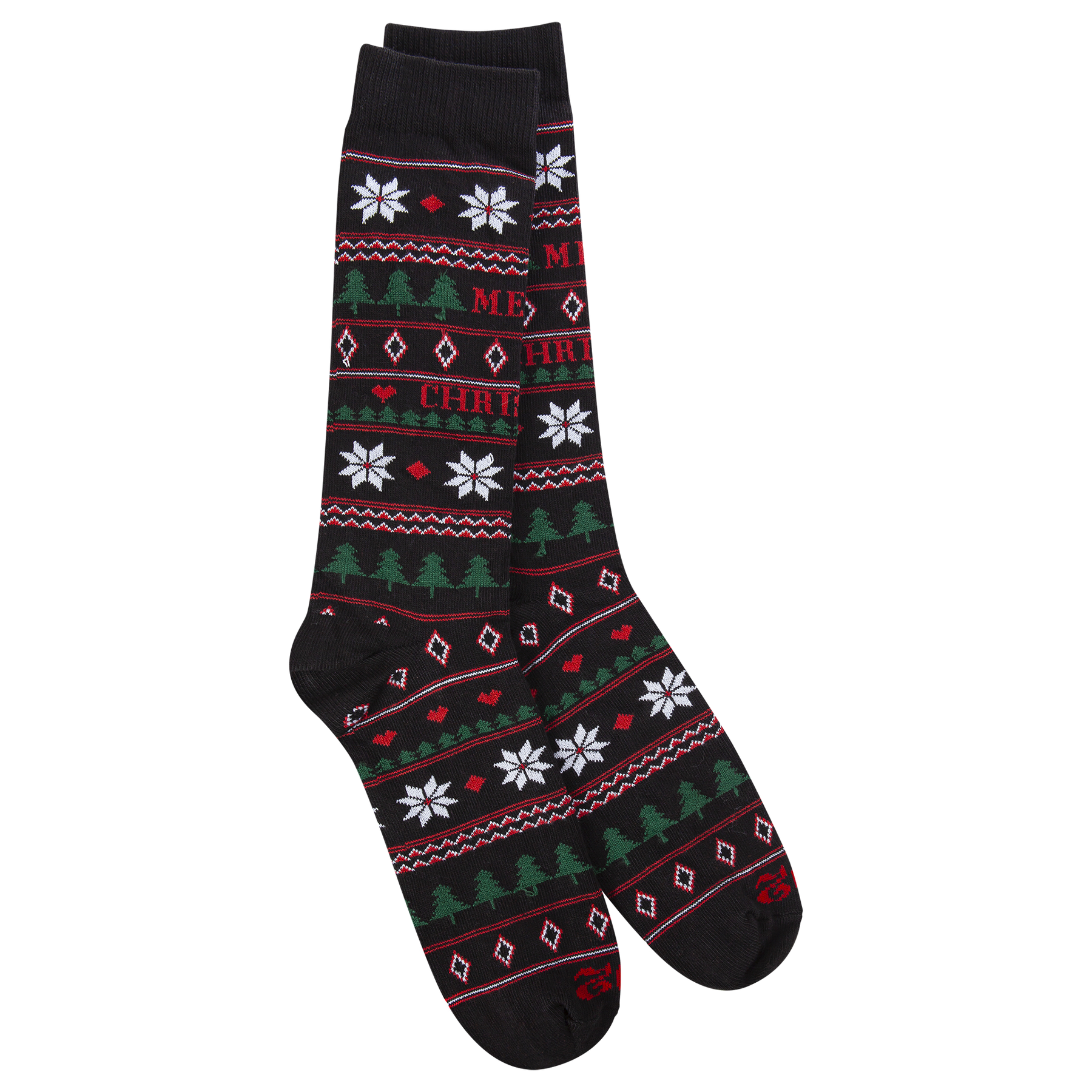 Merry Christmas Socks, Black | World's Softest Socks