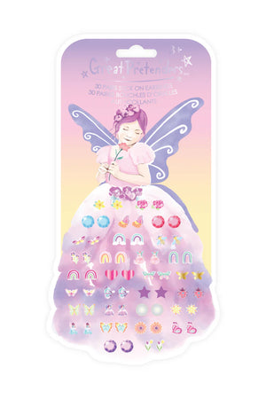 Butterfly Fairy Triana Sticker Earrings for Kids | Great Pretenders