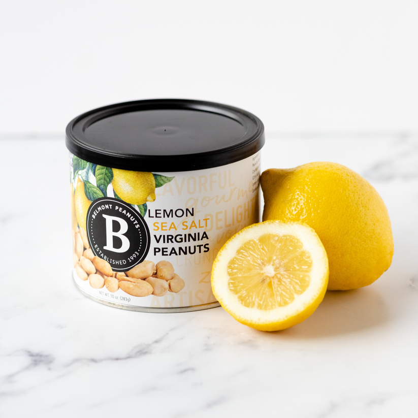 Lemon Sea Salt Virginia Peanuts | Belmont Peanuts