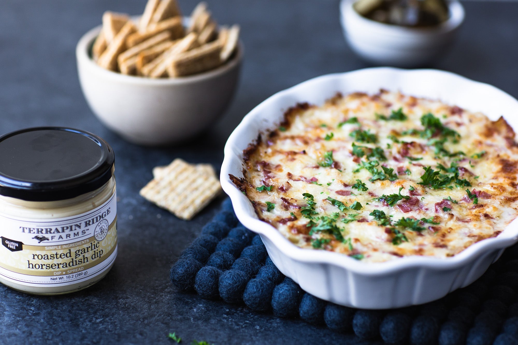 Roasted Garlic Horseradish Dip | Terrapin Ridge Farms