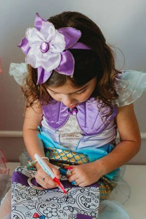 Mermaid Dress & Headband, Lilac | Great Pretenders Kids Play, costume