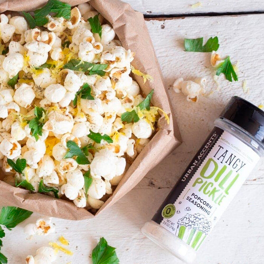 Tangy Dill Pickle Popcorn Seasoning | Stonewall Kitchen