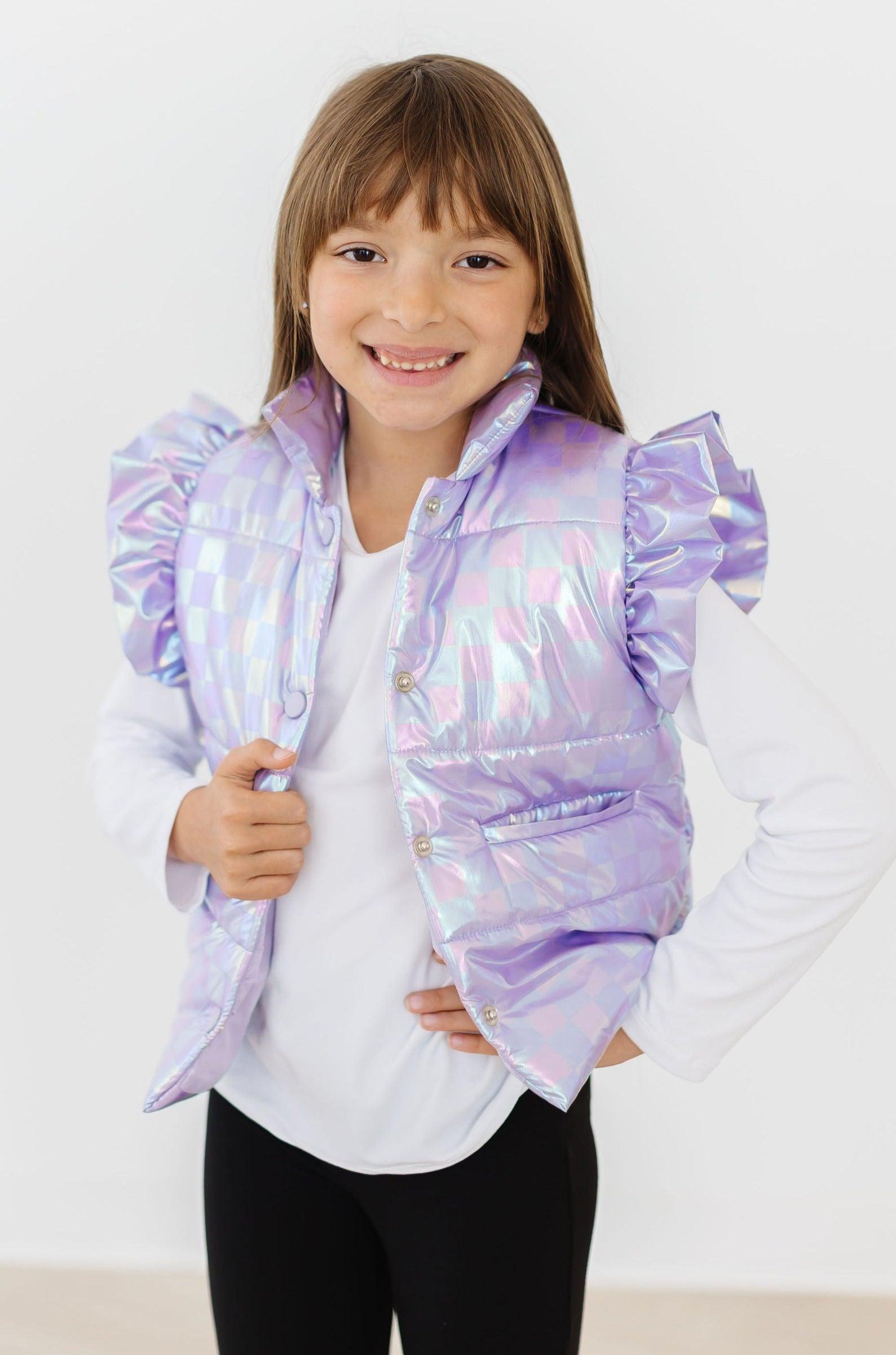 Lavender Haze Puffer Vest | Mila & Rose