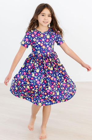Pocket Twirl Dress, Short Sleeve - Pick a Posy