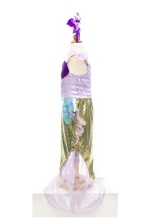 Mermaid Dress & Headband, Lilac | Great Pretenders Kids Play, costume