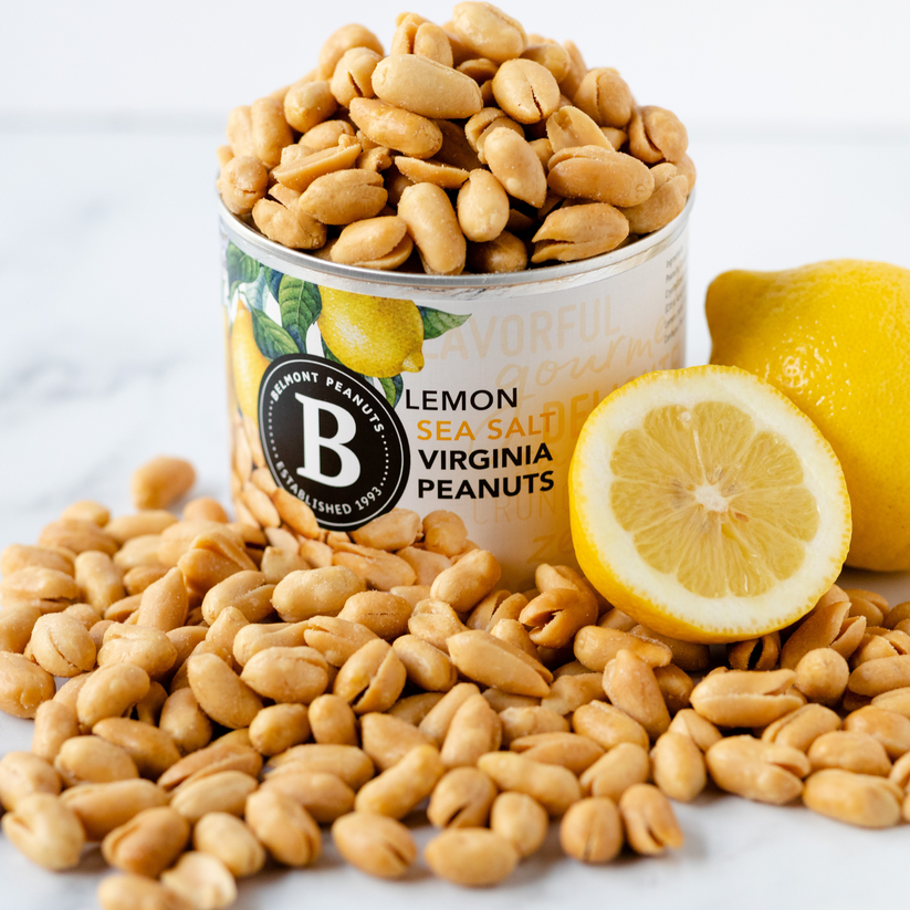 Lemon Sea Salt Virginia Peanuts | Belmont Peanuts