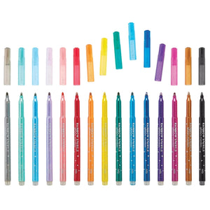 Rainbow Sparkle Glitter Markers, Set of 15 | OOLY