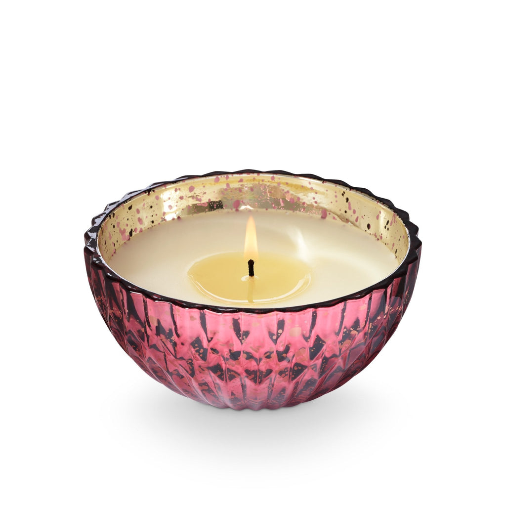 Balsam & Cedar Mercury Ornament Candle, Red | Illume