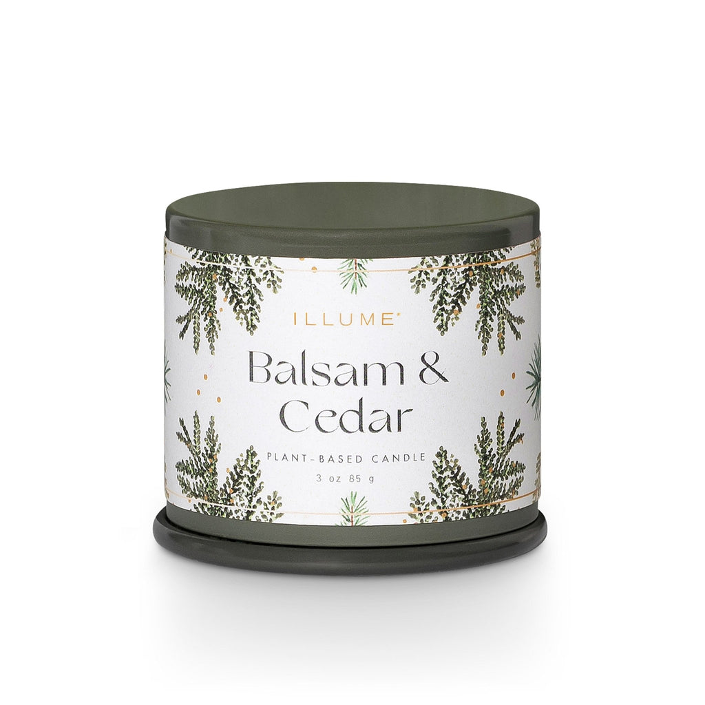 Balsam & Cedar Demi Vanity Tin l Illume