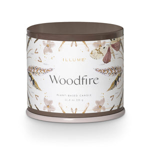 Woodfire Demi Vanity Tin l Illume