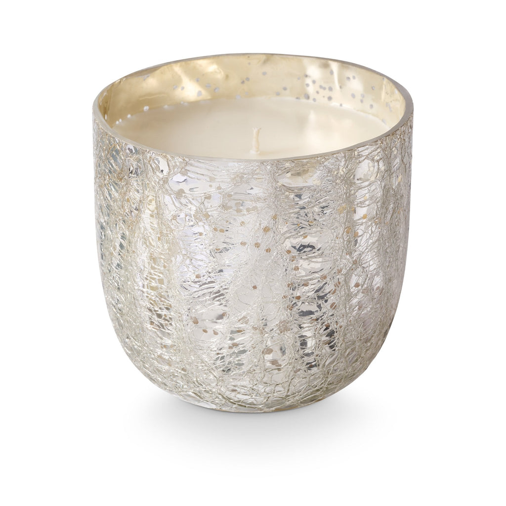 North Sky Large Boxed Crackle Glass Candle | Illume