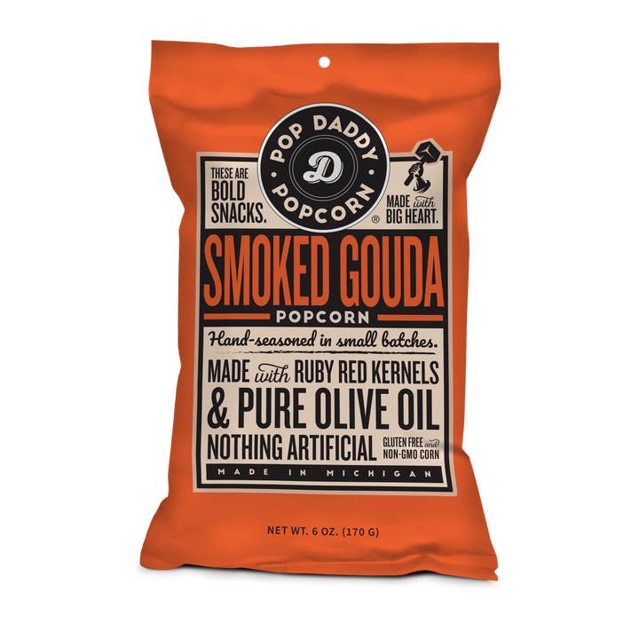 Smoked Gouda Popcorn 6 oz | Pop Daddy