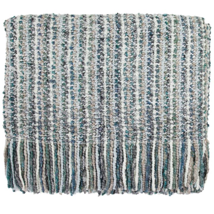 Stria Throw, Frost | Bedford Cottage