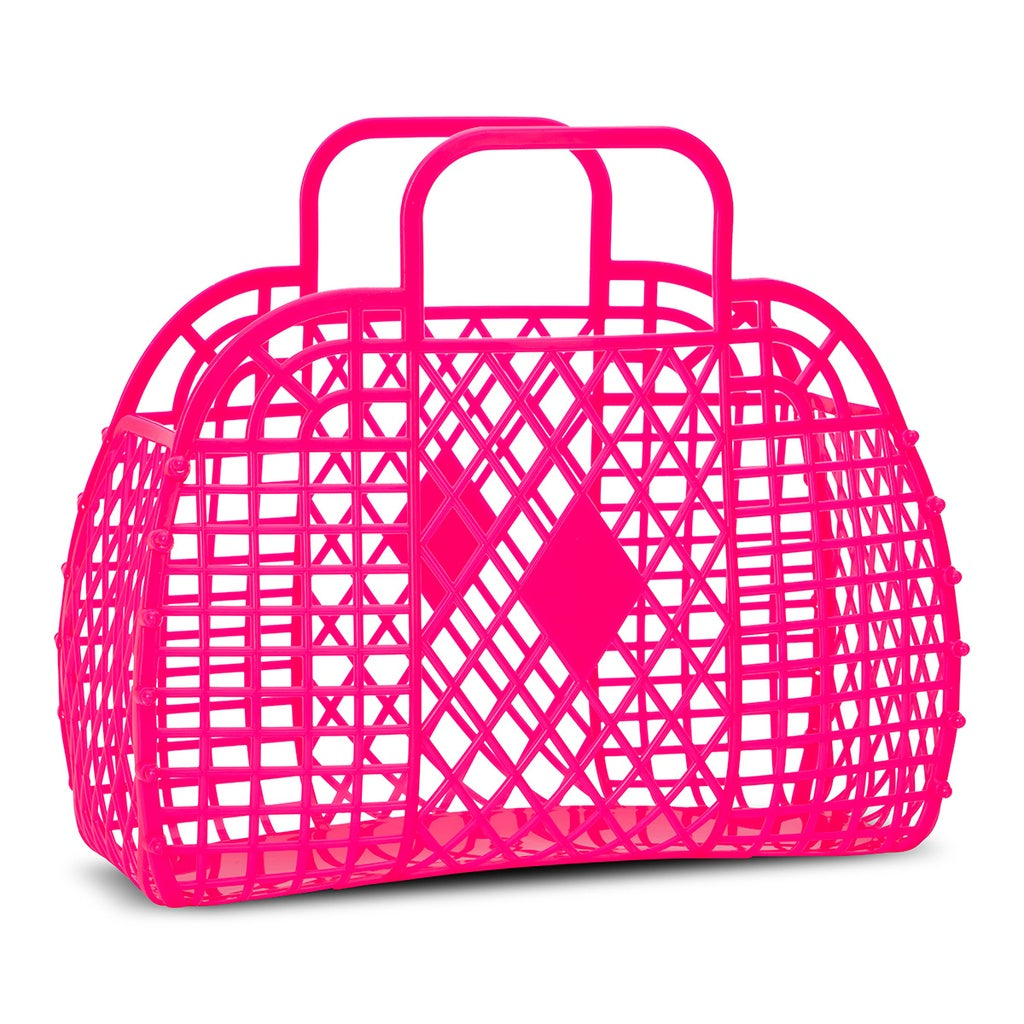 Neon Pink Jelly Bag, Large