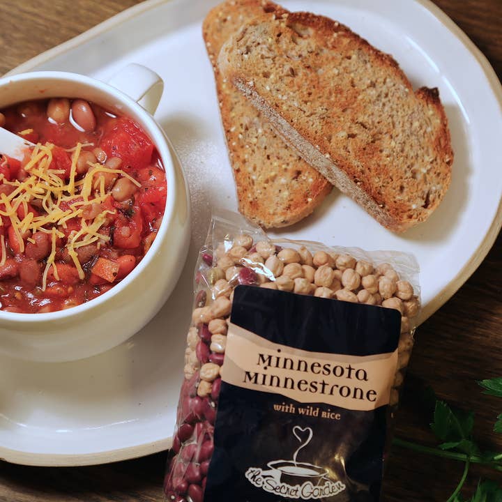 Minnesota Minnestrone Soup w/ Wild Rice | The Secret Garden