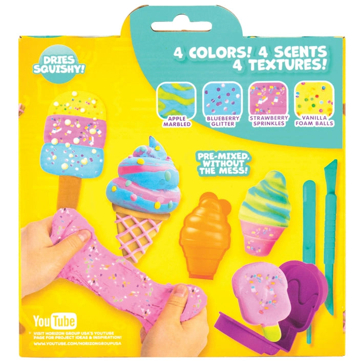 Scented Ice Cream Shoppe Texture Air Dry Clay | Crafts and Toys for Kids