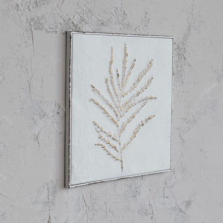 Embossed Metal Botanical Wall Decor