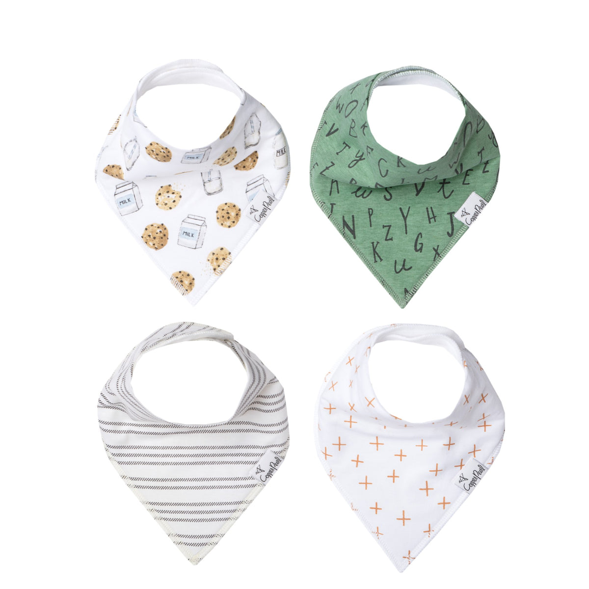 Bandana Bibs, Chip | Copper Pearl