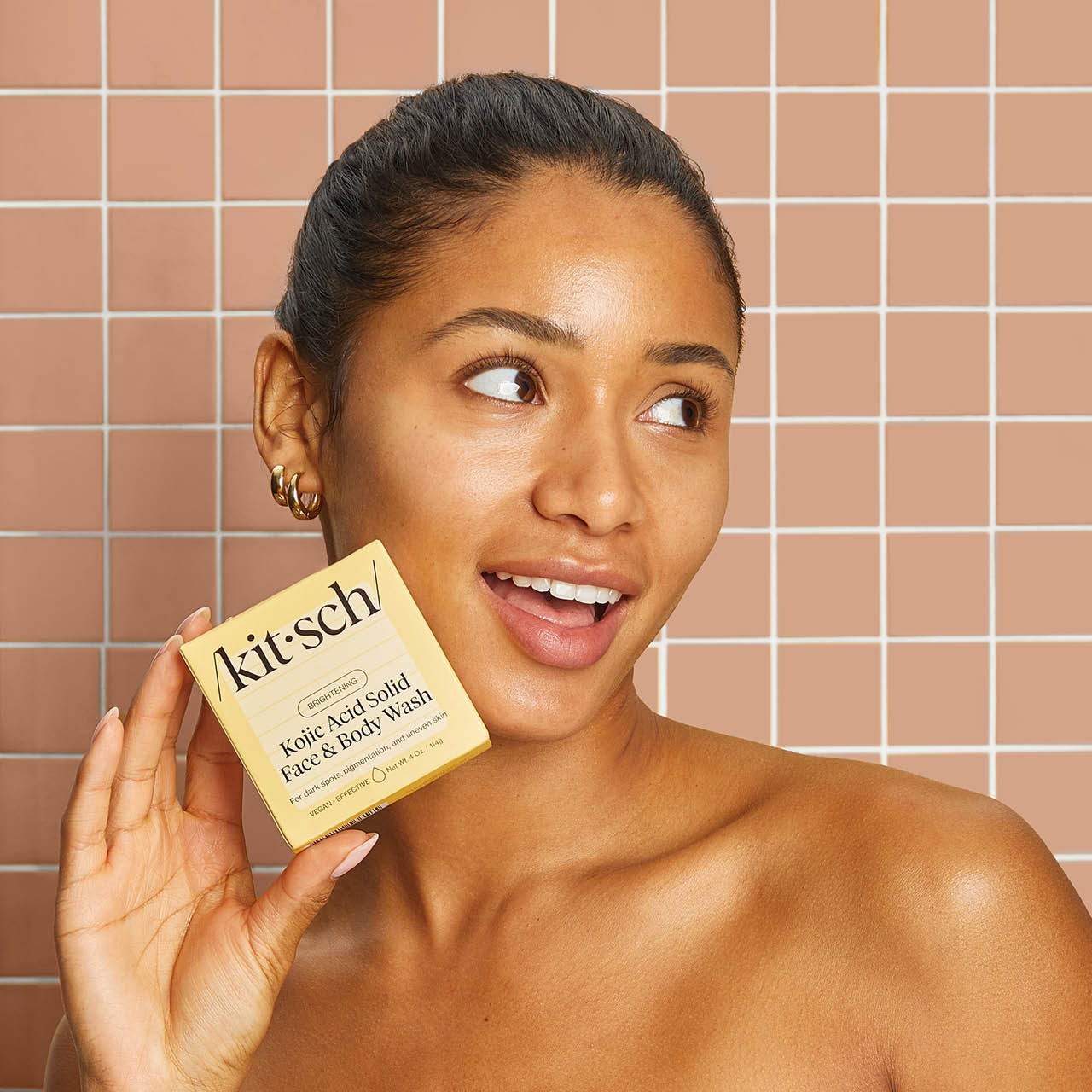 Kojic Acid Face and Body Bar | KITSCH