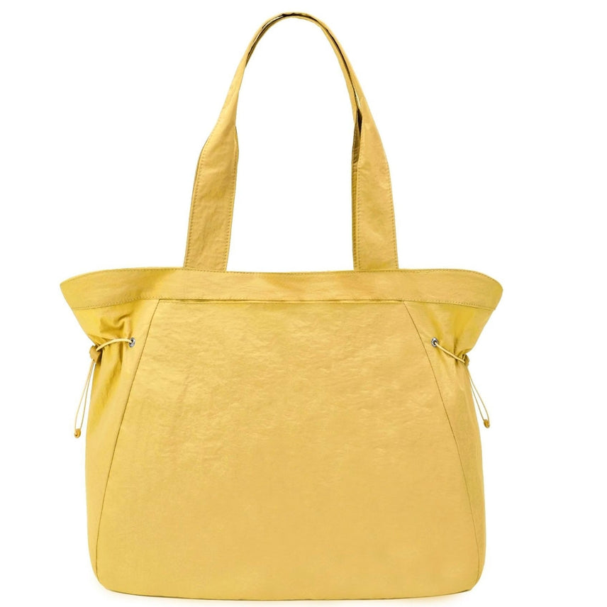 Amelie's Water Repellent Nylon Tote, Yellow | Ampere Creations