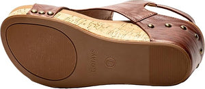 Carley Wedge Sandal, Bourbon | Corkys