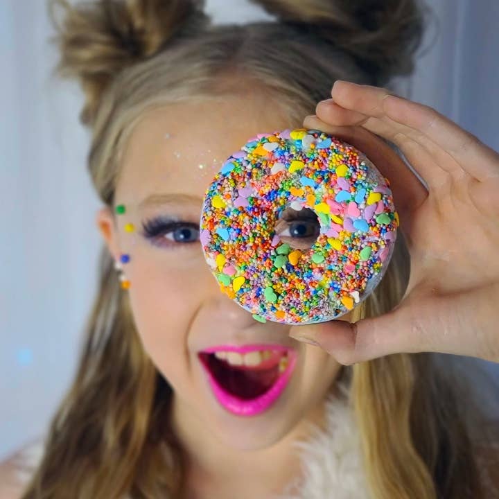 Birthday Cake Donut Bath Bomb | Garb2Art