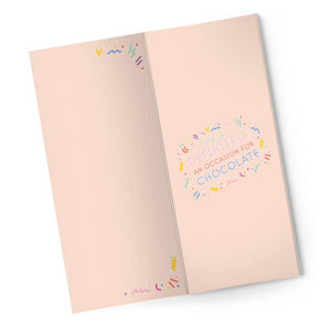 Congratulations, Sea Salt Caramel Dark Chocolate Bar | Sweeter Cards