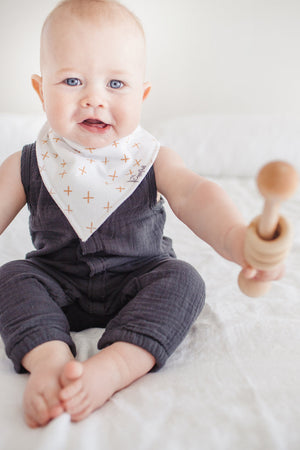 Bandana Bibs, Chip | Copper Pearl