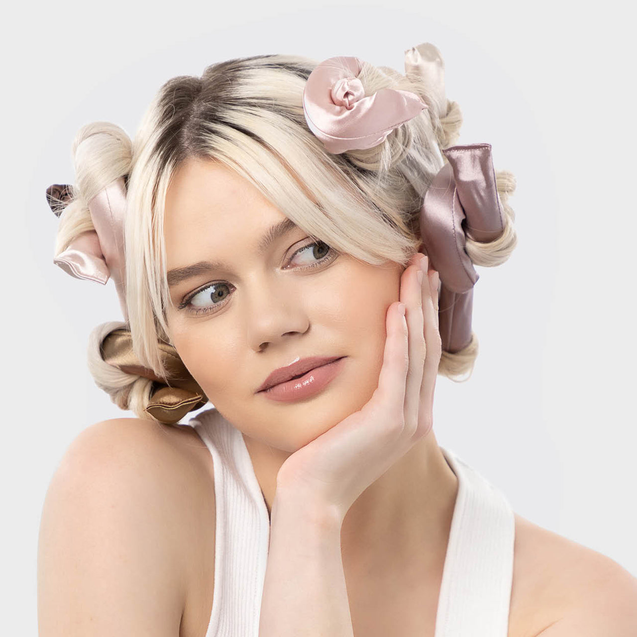 Satin Jumbo Flexi Rods 4 PCs, Rosewood | KITSCH