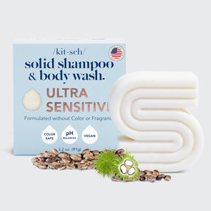 Ultra Sensitive Bar Shampoo and Body Bar Soap | KITSCH