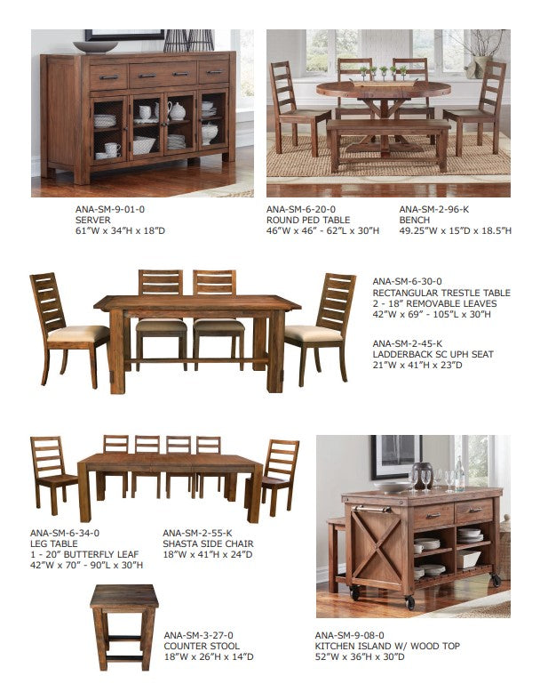 Anacortes Dining Collection | A-America