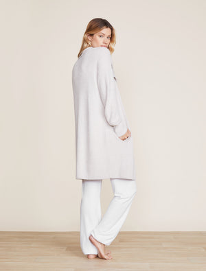 CozyChic Lite Ribbed Drape Cardigan, Almond | Barefoot Dreams