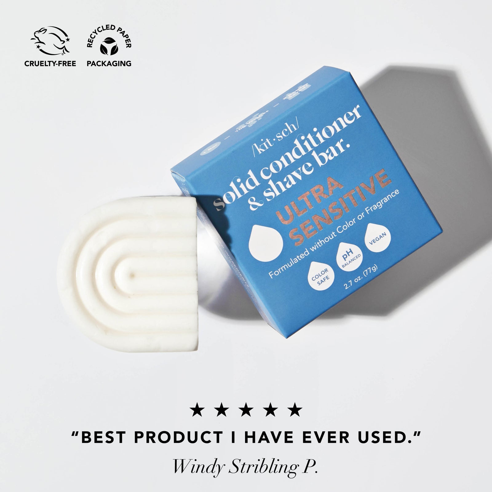 Ultra Sensitive Hair Conditioner & Shave Bar | KITSCH