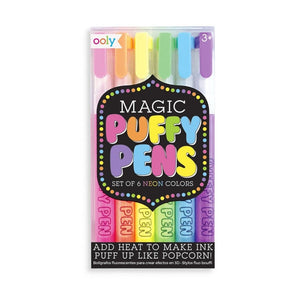 Magic Neon Puffy Pens | OOLY - Art & Craft Supplies for Kids