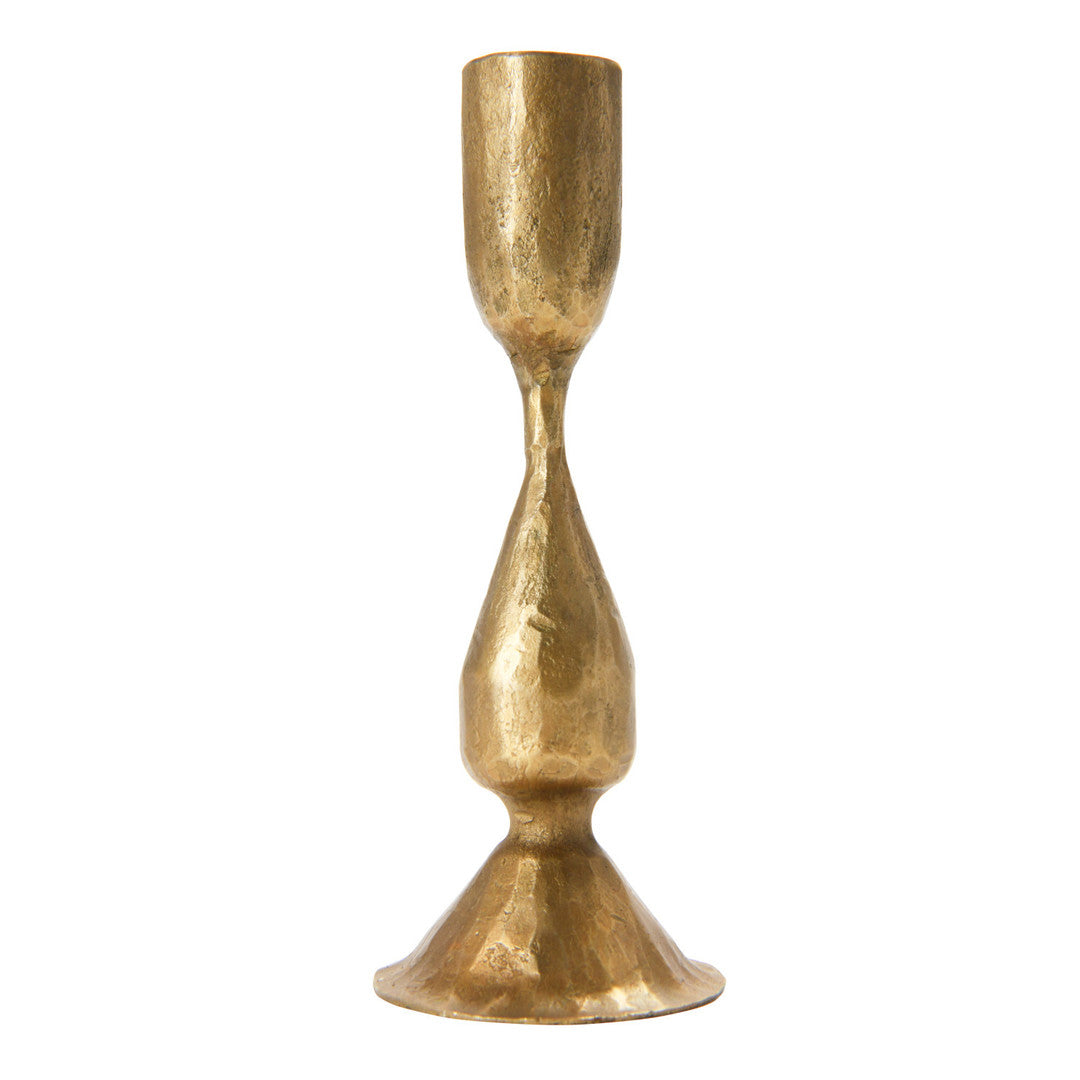 Gold Metal Taper Candle Holder 6" | Brass Home Decor & Candle Holders