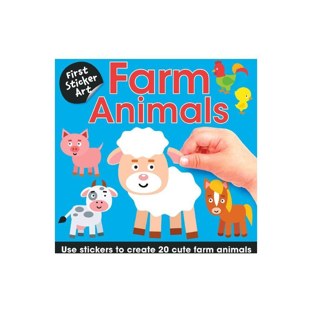 First Sticker Art: Farm Animals (Paperback)