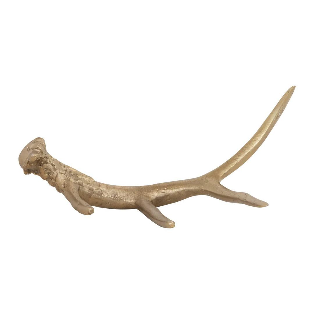 Gold Deer Antler Décor, Aluminum with Gold Finish | Creative Co-Op Home Decor & Gifts