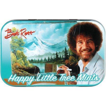 Bob Ross Happy Little Tree Mints with Collectible Tin