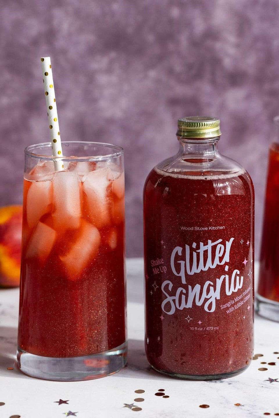 Glitter Sangria Cocktail Mixer, 16 fl oz | Wood Stove Kitchen