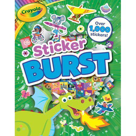 Crayola Sticker Burst Book (Paperback)