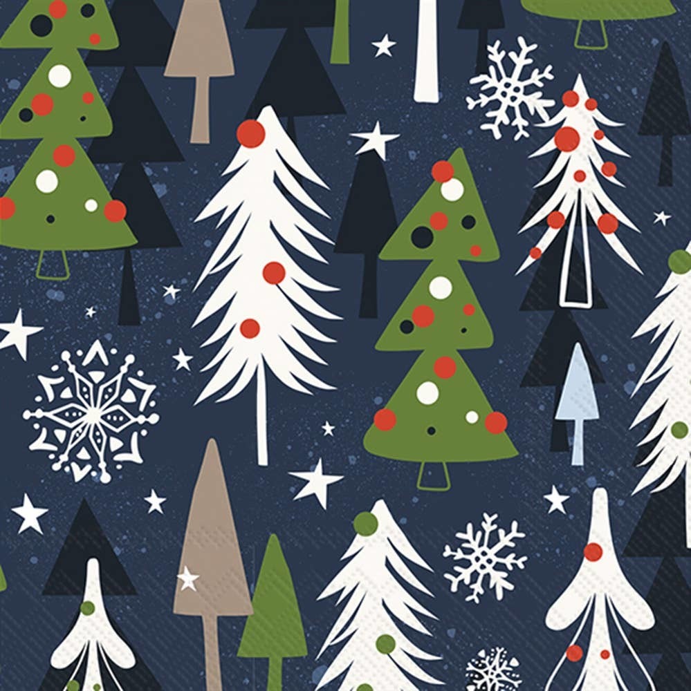 Christmas Forest, Paper Cocktail Napkins 20 ct | Boston International