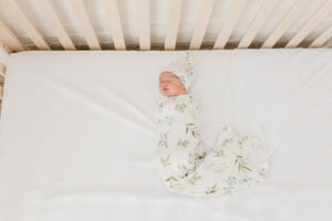 Knit Swaddle Blanket, Haven | Copper Pearl